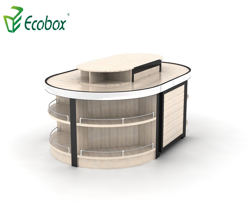 Ecobox GMG-002钢木超市柜中岛架