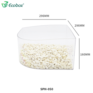 Ecobox SPH-050四分之一圆形散装食品盒